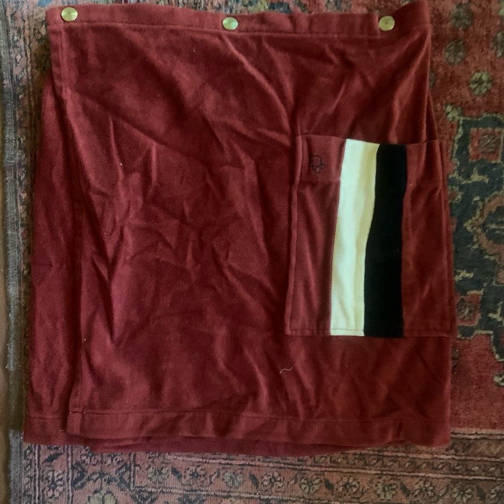 Vintage Dior Red Mini Cargo Skirt Casual